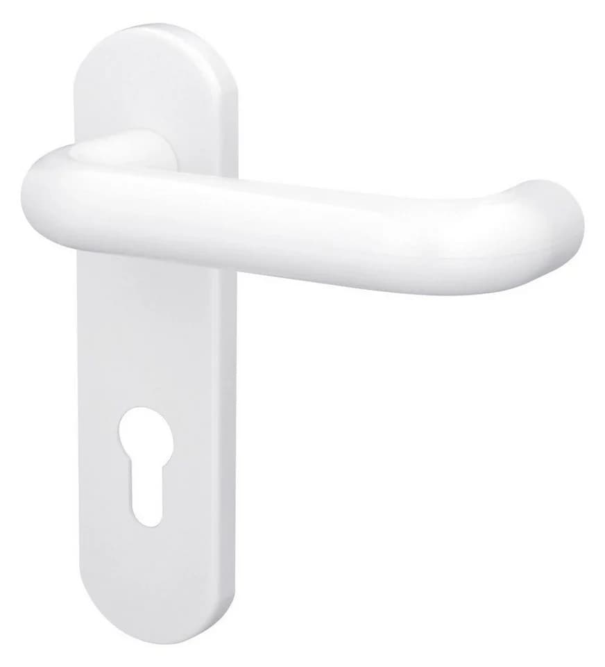Alpertec PZ-Kurzschildgarnitur Nylon Kunststoff Weiß - Bild 2