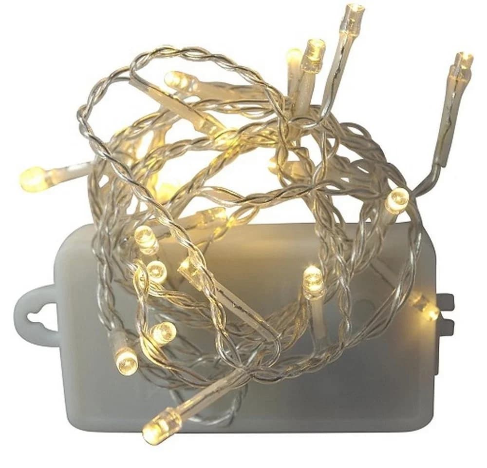 Nipach LED-Lichterkette BA11460 warmweiß Batterie 20er