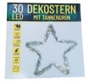 Nipach LED Dekostern 40cm Tannengrün Warmweiß mit Timer Bild 3