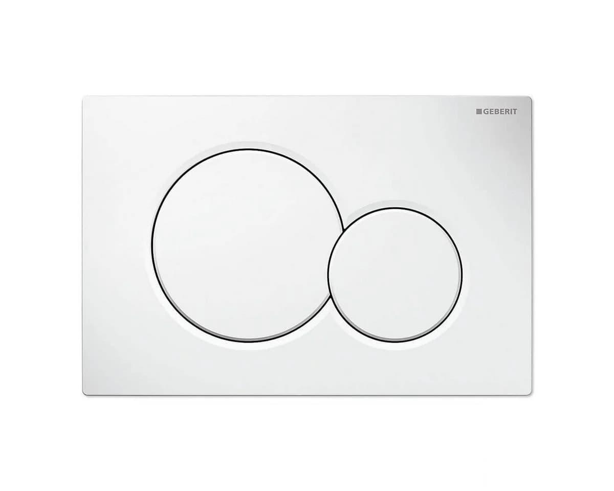 Geberit Betätigungsplatte Sigma 01 Weiß 2-Mengen-Spülung - Bild 2
