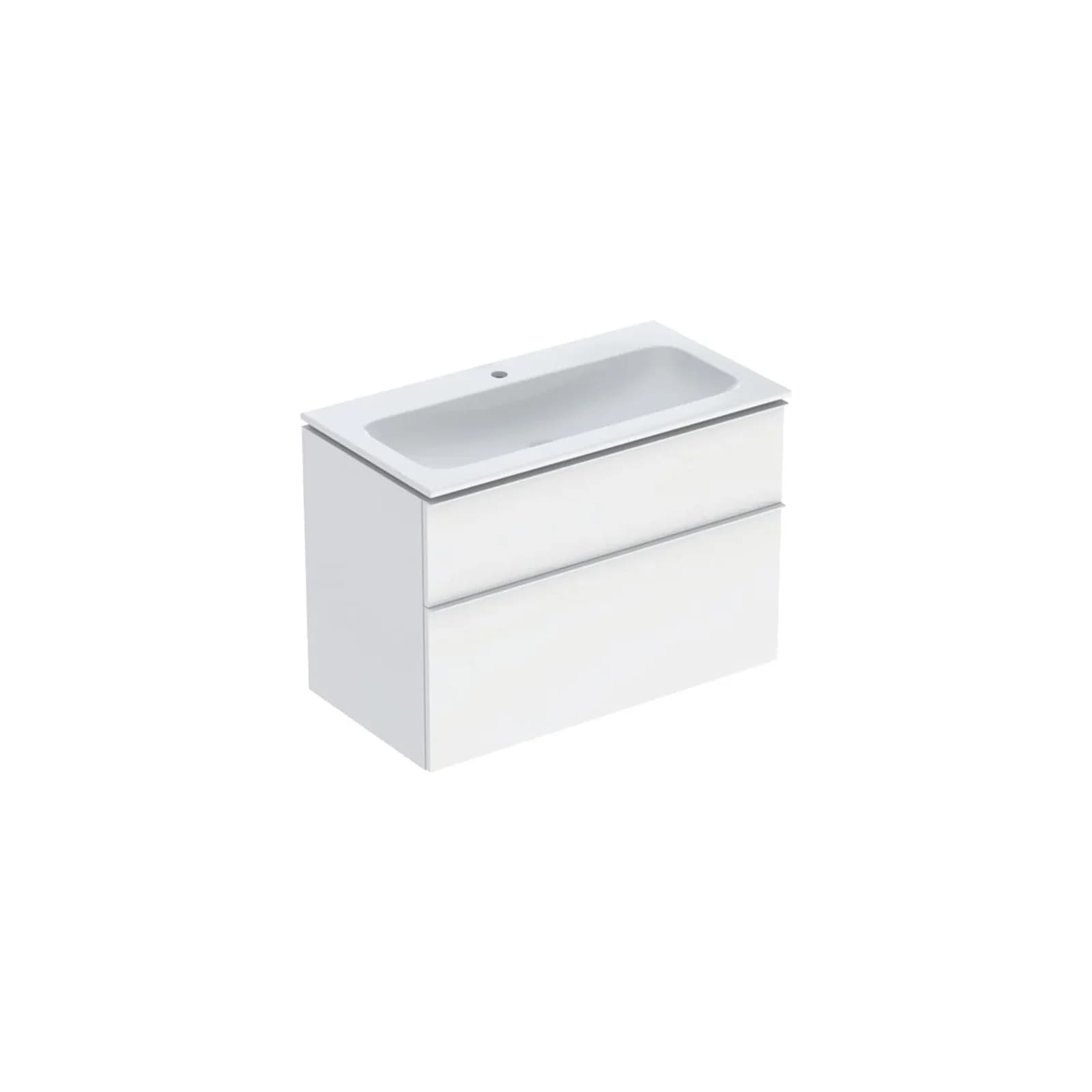 Geberit iCon Waschtisch-Set 90 cm Weiß Unterschrank
