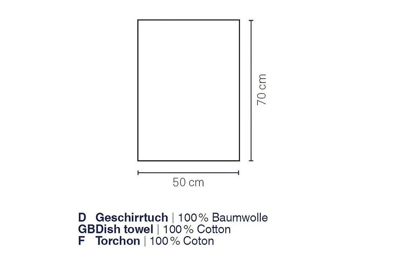 kela Geschirrtuch Cora Grün 100% Baumwolle - Bild 3