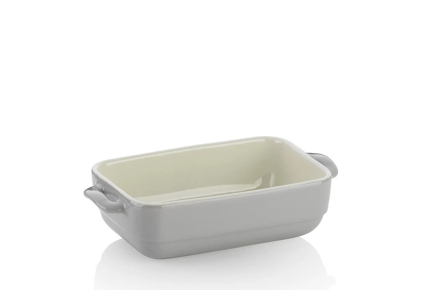 kela Auflaufform Malin Keramik Hellgrau-Beige - Bild 2