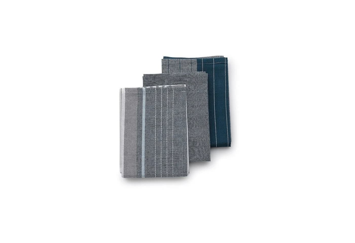 kela Geschirrtuch Pasado 3er Set Jeansblau 100% Baumwolle - Bild 2