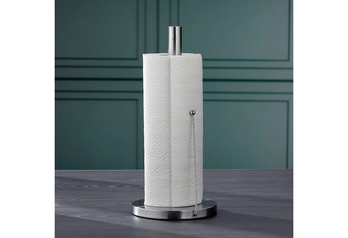 kela Küchenrollenhalter Rollo stehend Edelstahl silber