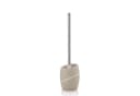 Moderne WC-Garnitur aus Polyresin in Weiß und Beige Bild 2