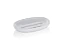 kela Seifenschale Isabella Keramik Oval Weiß/Grün Bild 2