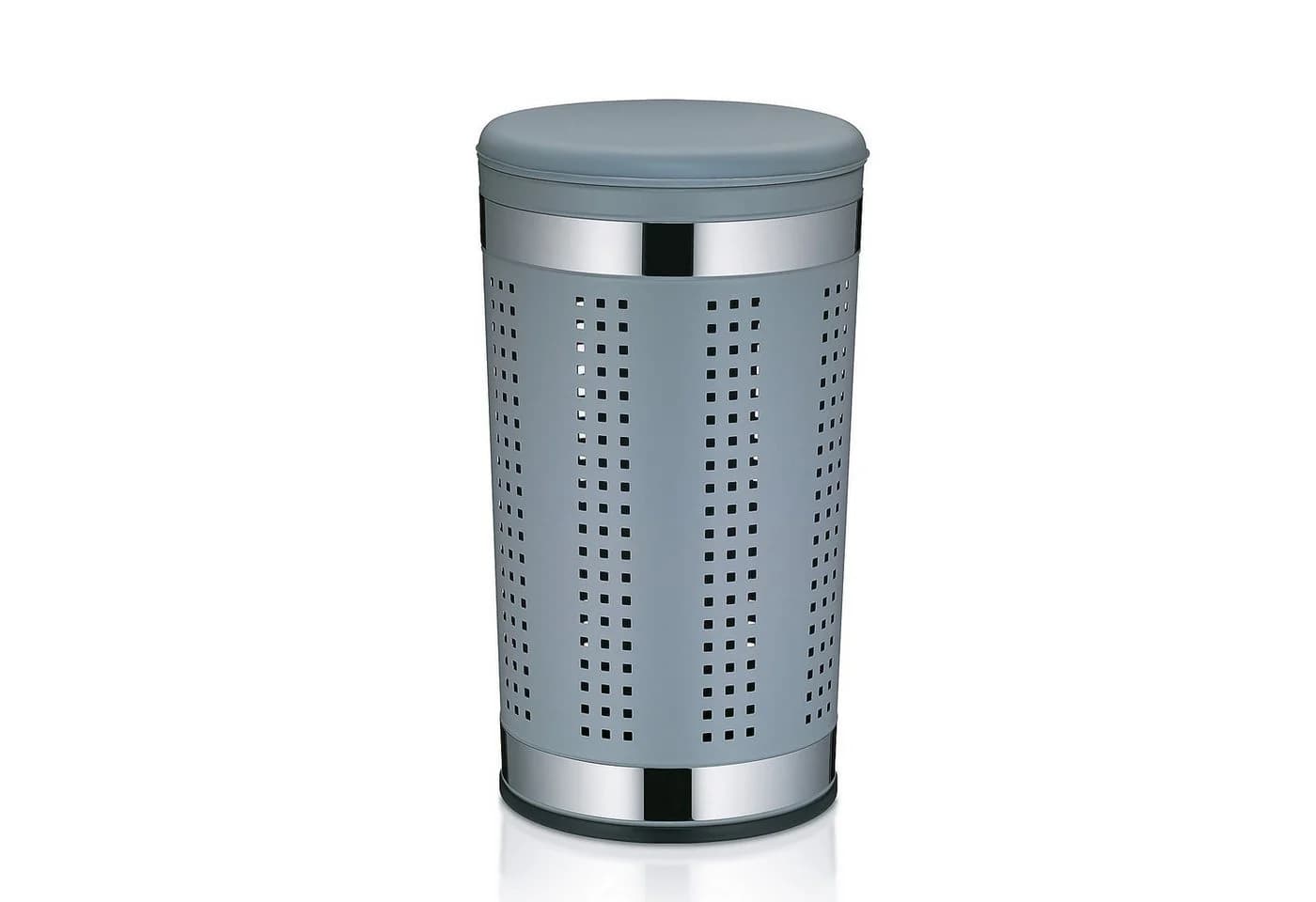 kela Wäschebox SEVILLA mit Sitzkissen, Metall, Grau/Silber - Bild 3