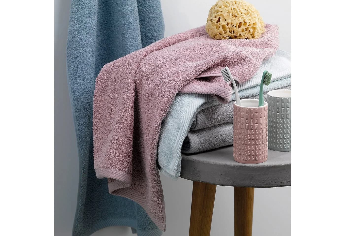 kela Gästehandtuch Ladessa Rosa 100% Baumwolle