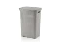 kela Wäschebox Brasilia 60 L Grau Flecht-Look Klappdeckel Bild 2