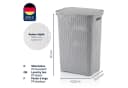 kela Wäschebox Brasilia 60L Flecht-Look Dunkelgrau Bild 3