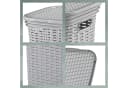 kela Wäschebox Brasilia 60L Flecht-Look Dunkelgrau Bild 5