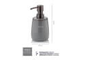 kela Seifenspender Liana Retro-Look Keramik 300 ml Nebelblau Bild 3