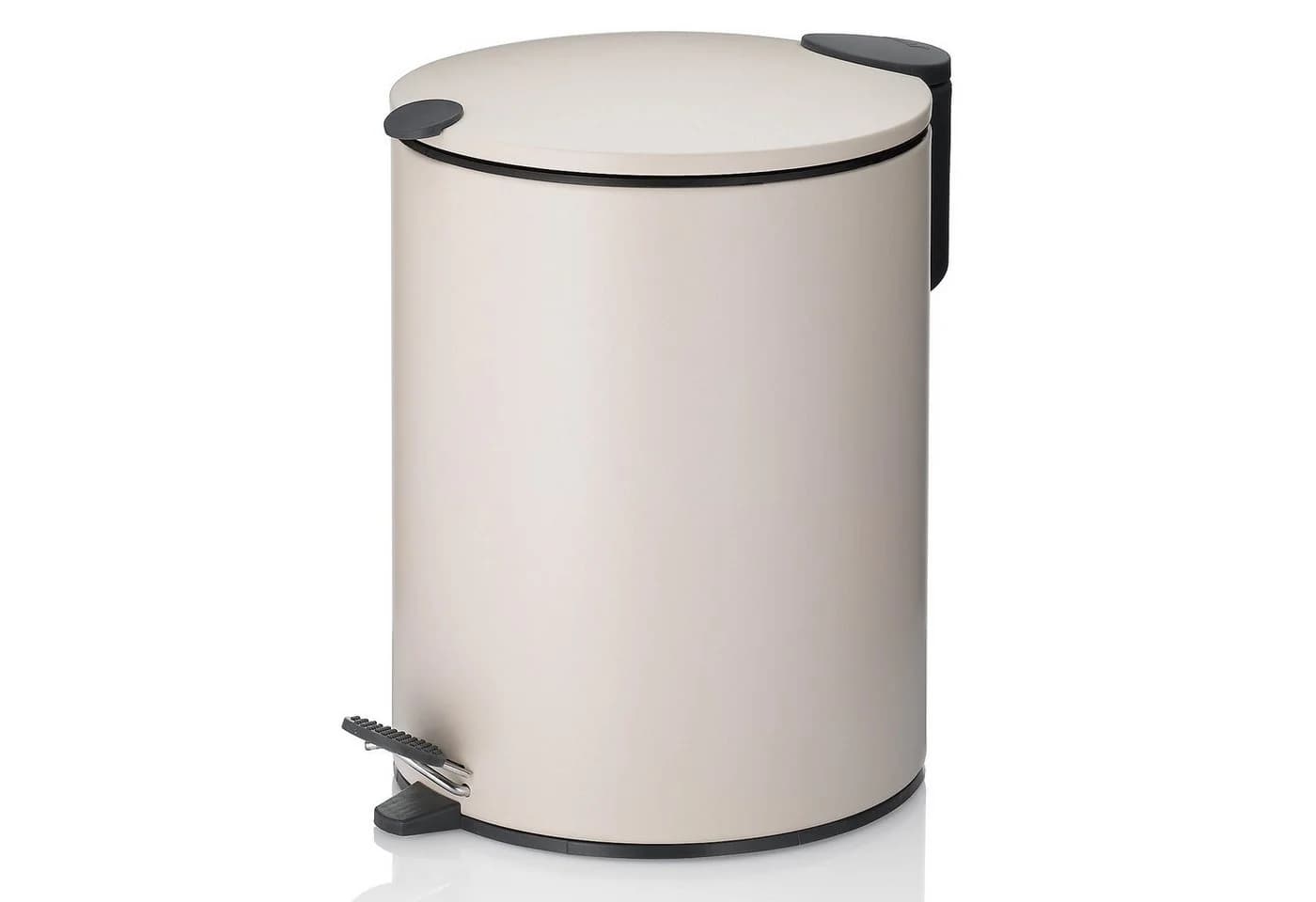 kela Kosmetikeimer Mats 5L Silentclose Beige/Braun Metall - Bild 2