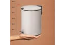 kela Kosmetikeimer Mats 5L Silentclose Beige/Braun Metall Bild 5