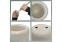 kela WC-Garnitur Adele Silbergrau mit gold verchromtem Griff Bild 5