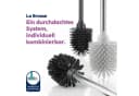 kela WC-Reinigungsbürste La Brosse Ersatzkopf Schwarz Silikon Bild 1