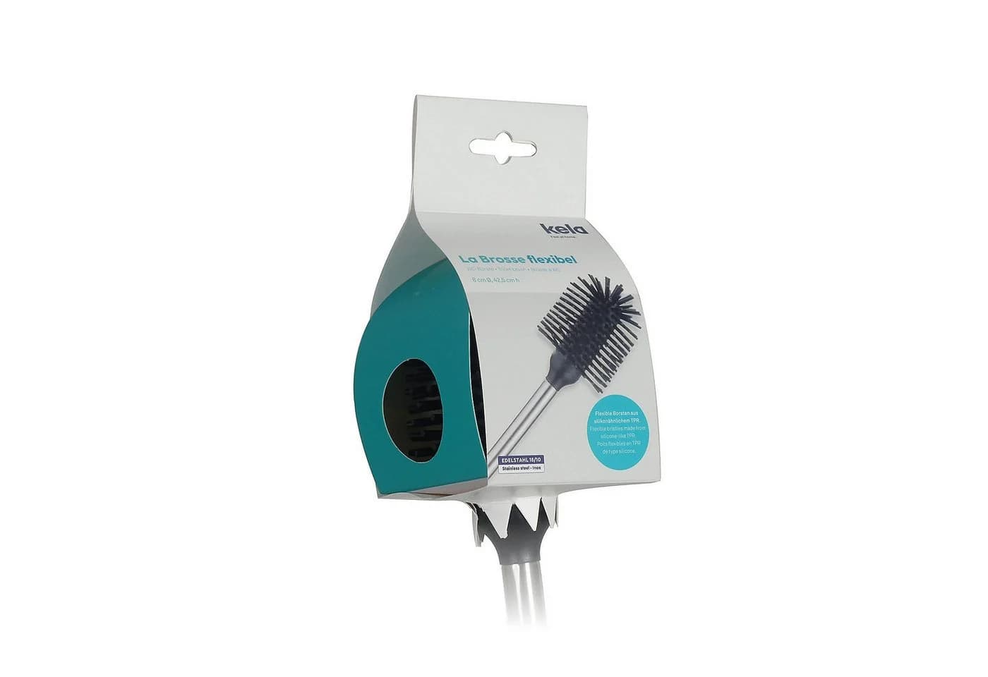 kela WC-Reinigungsbürste La Brosse Ersatzkopf Schwarz Silikon - Bild 5