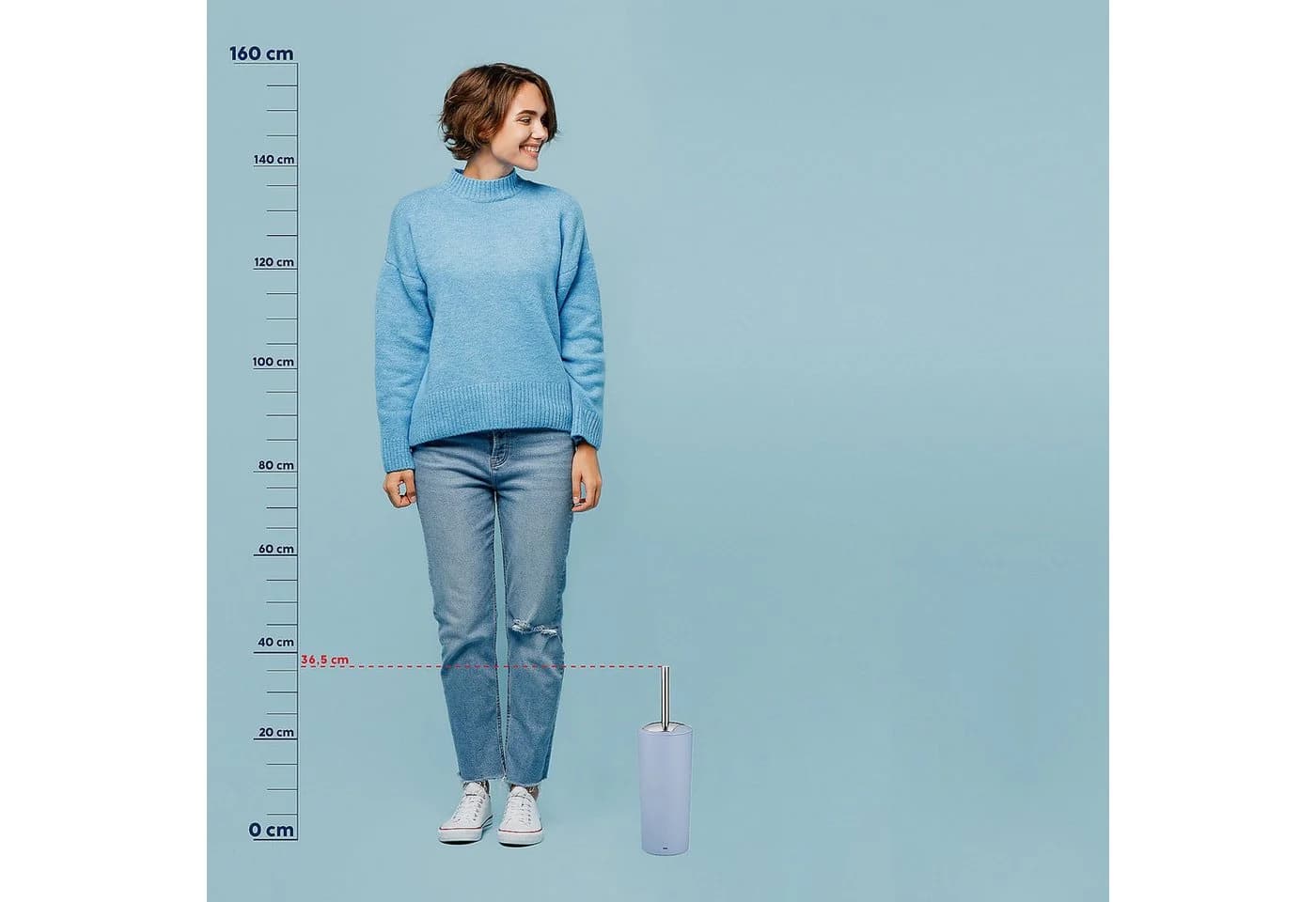 kela WC-Garnitur Marta Jadegrün Mattoptik mit austauschbarem Bürstenkopf - Bild 4