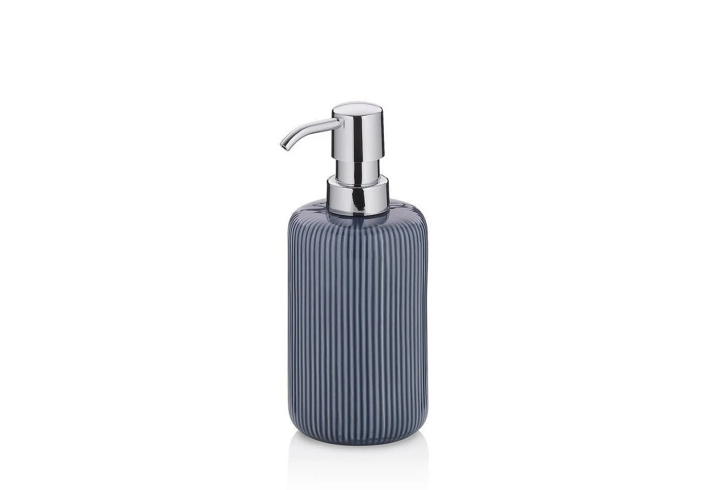 kela Seifenspender Ava Keramik 350 ml Rauchblau - Bild 2