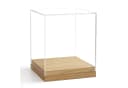 Präsentations-Cube aus Acryl und Massivholz Bild 2