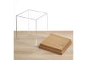 Präsentations-Cube aus Acryl und Massivholz Bild 3