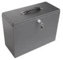 Safe-Album Sammelkoffer Metall-Koffer Grau Bild 2