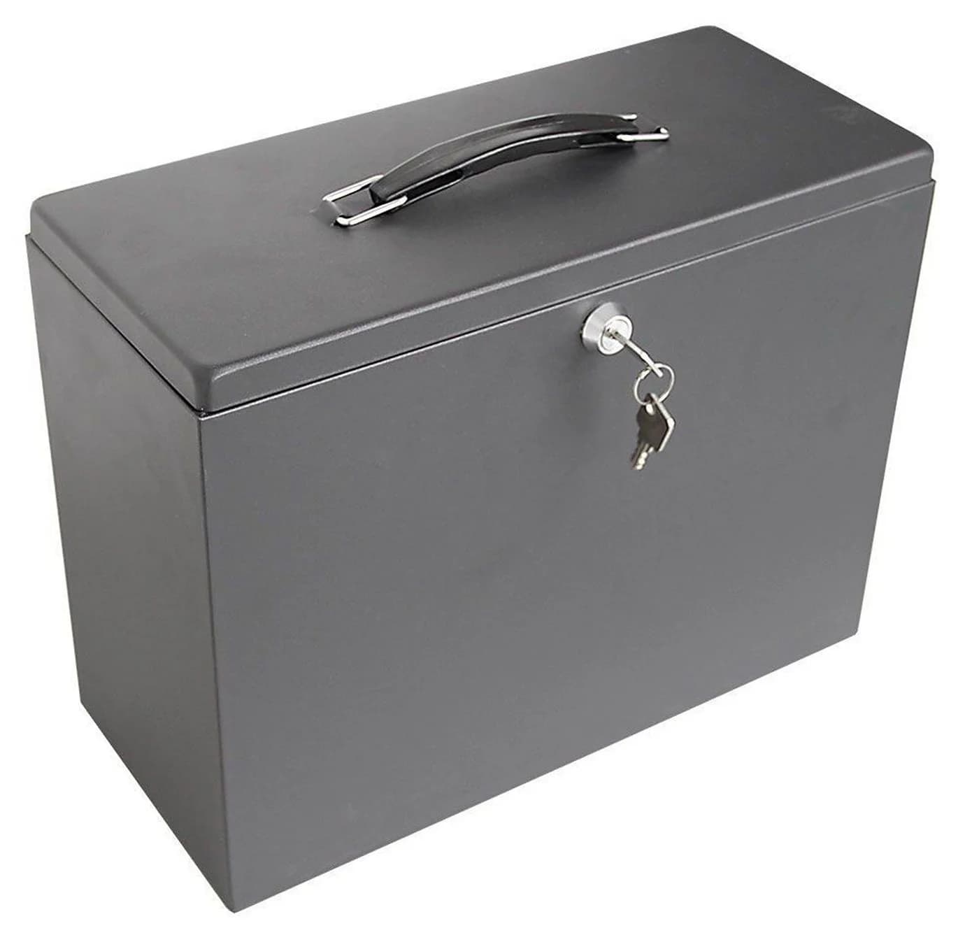 Safe-Album Sammelkoffer Metall-Koffer Grau - Bild 2