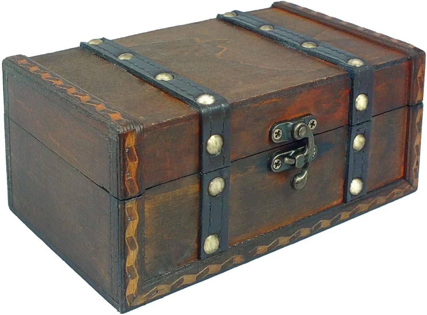 Safe-Album Schatzkiste Schatztruhe E Retro Holz - Bild 2