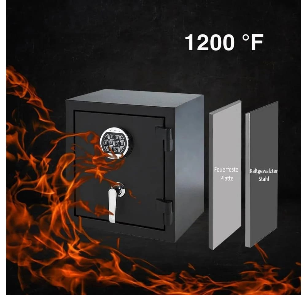 Safe-Album Feuerschutztresor mit elektronischem Schloss