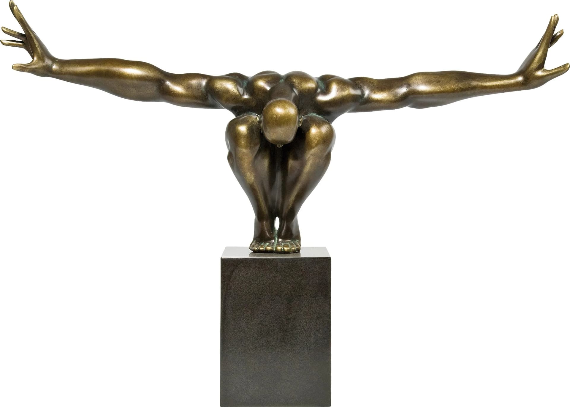 KARE DESIGN Dekoobjekt "Athlet" Kupfer Polyresin