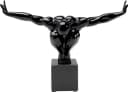 KARE Deko-Objekt Athlet Black Small, Polyresin mit Marmorsockel, 43 cm Bild 2