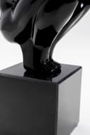 KARE Deko-Objekt Athlet Black Small, Polyresin mit Marmorsockel, 43 cm Bild 4