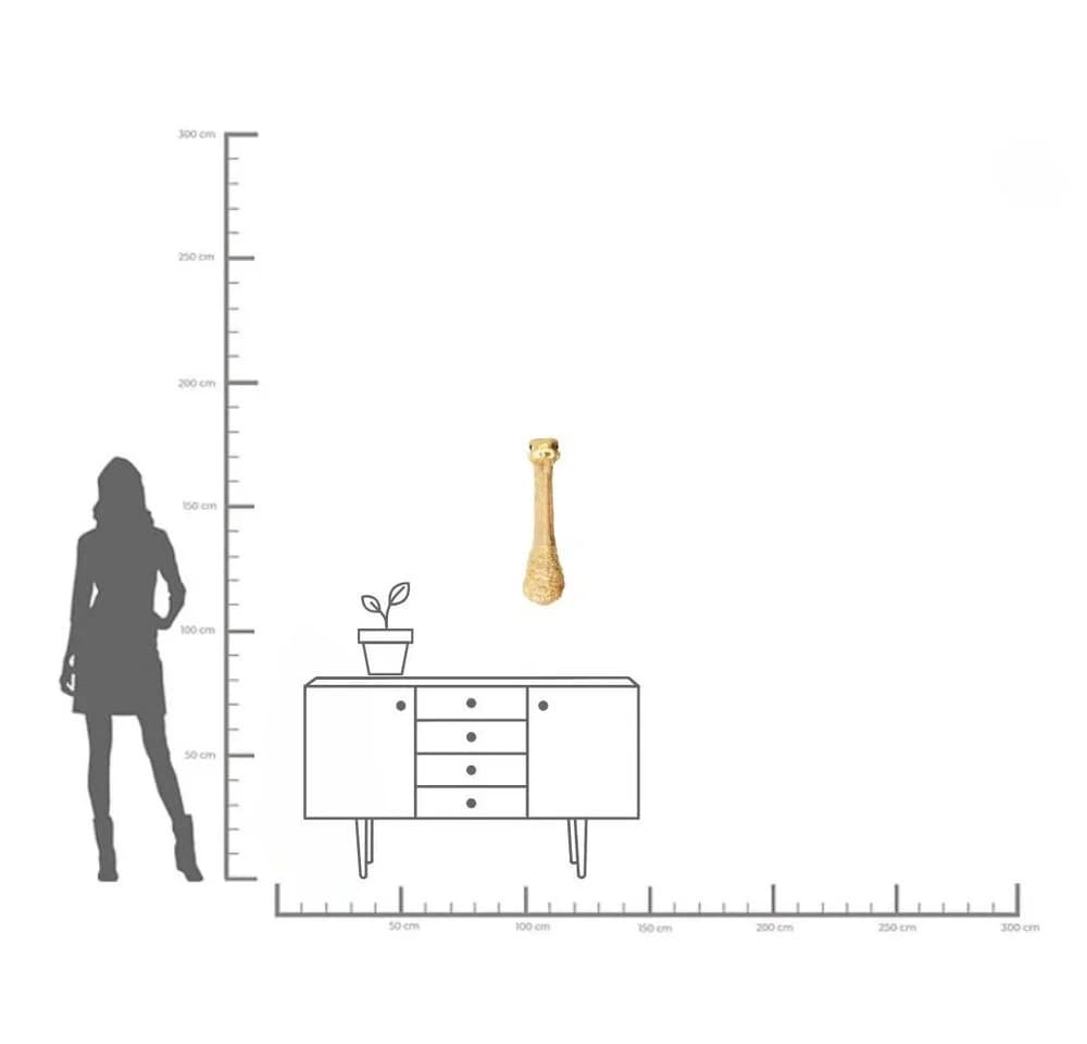 Kare Design Wanddekoobjekt Wandschmuck Strauß Gold - Bild 5