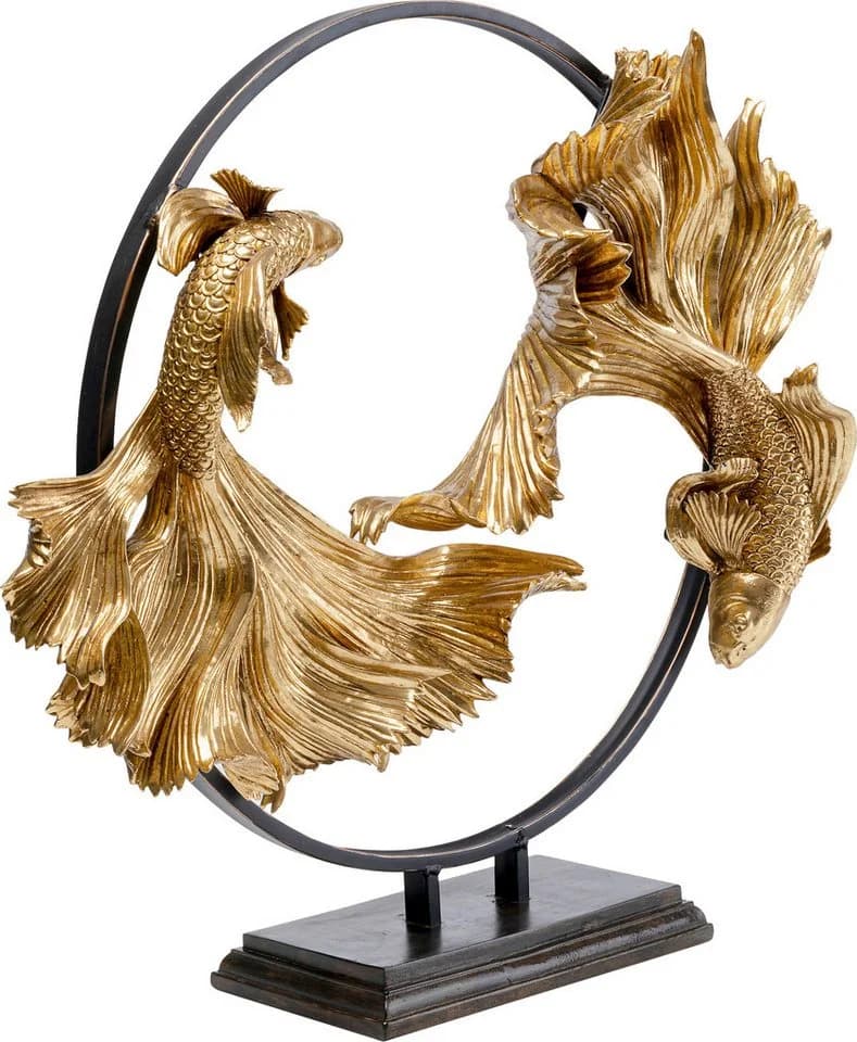 KARE DESIGN Dekoobjekt Dancing Betta Fishes Gold - Bild 3