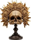 Kare Design Dekoobjekt King Skull 42cm Gold Bild 2