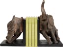 KARE DESIGN Buchstütze Elephants 25 Braun Set Bild 2