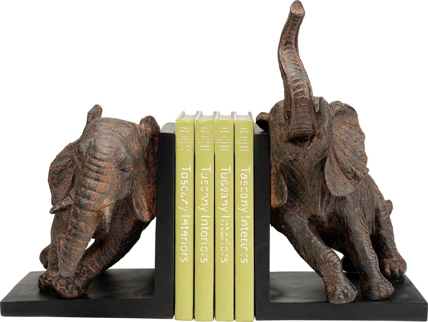 KARE DESIGN Buchstütze Elephants 25 Braun Set - Bild 2
