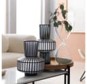 KARE DESIGN Tischvase Roulette 31 Schwarz Glas Bild 1