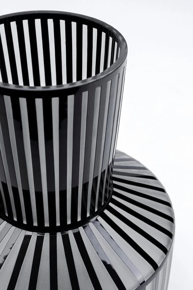 KARE DESIGN Tischvase Roulette 31 Schwarz Glas - Bild 3