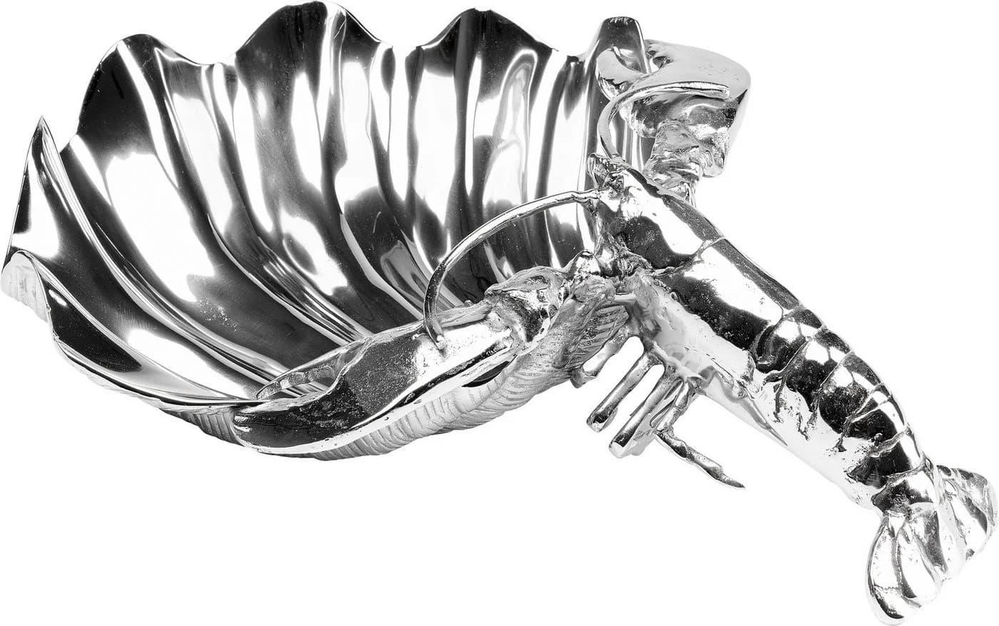 Kare Design Küchenregal Flaschenhalter Lobster Silber Aluminium - Bild 2