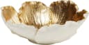 Kare Design Dekoschale Flower Bloom Gold/Weiß Bild 2