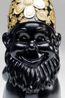 KARE DESIGN Dekofigur Zwerg Meditation Gold Polyresin Bild 4