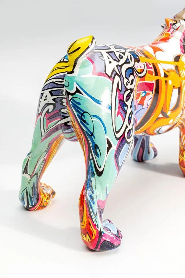 KARE DESIGN Dekofigur Graffiti Dog Bunt Polyresin - Bild 4