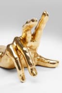 KARE DESIGN Buchstütze Holding Fingers 2er Set Gold Bild 4