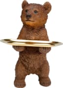 KARE DESIGN Butler Standing Bear 35cm Braun Polyresin Bild 2