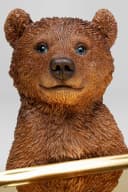 KARE DESIGN Butler Standing Bear 35cm Braun Polyresin Bild 4