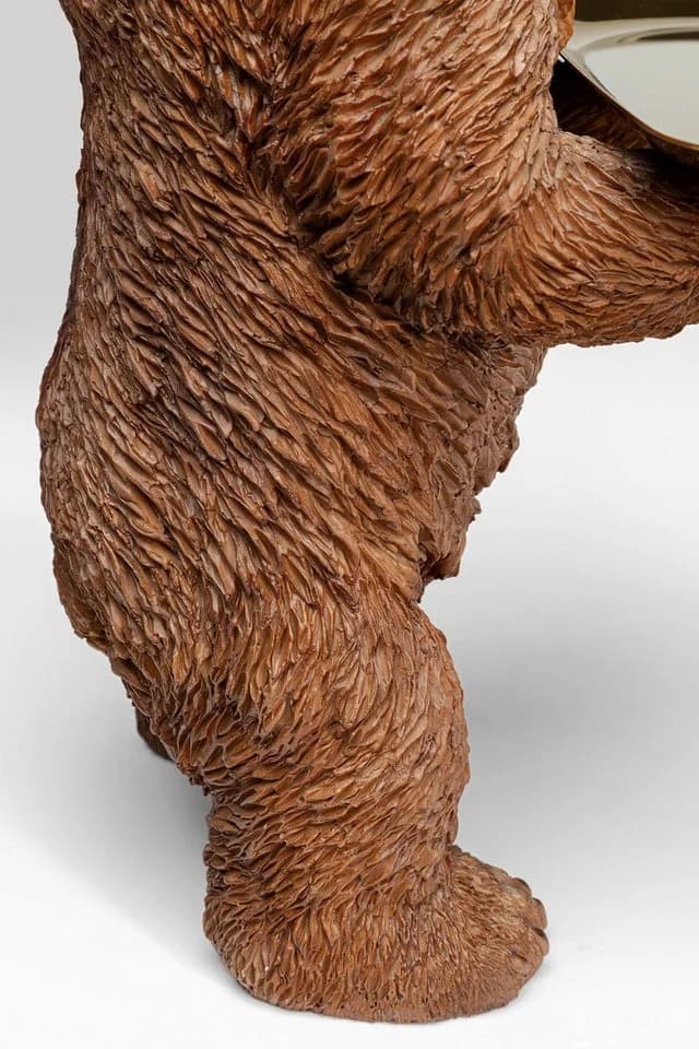 KARE DESIGN Butler Standing Bear 35cm Braun Polyresin - Bild 5