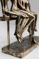 Kare Design Dekofigur Sitting Break 24cm Goldfarben Bild 3