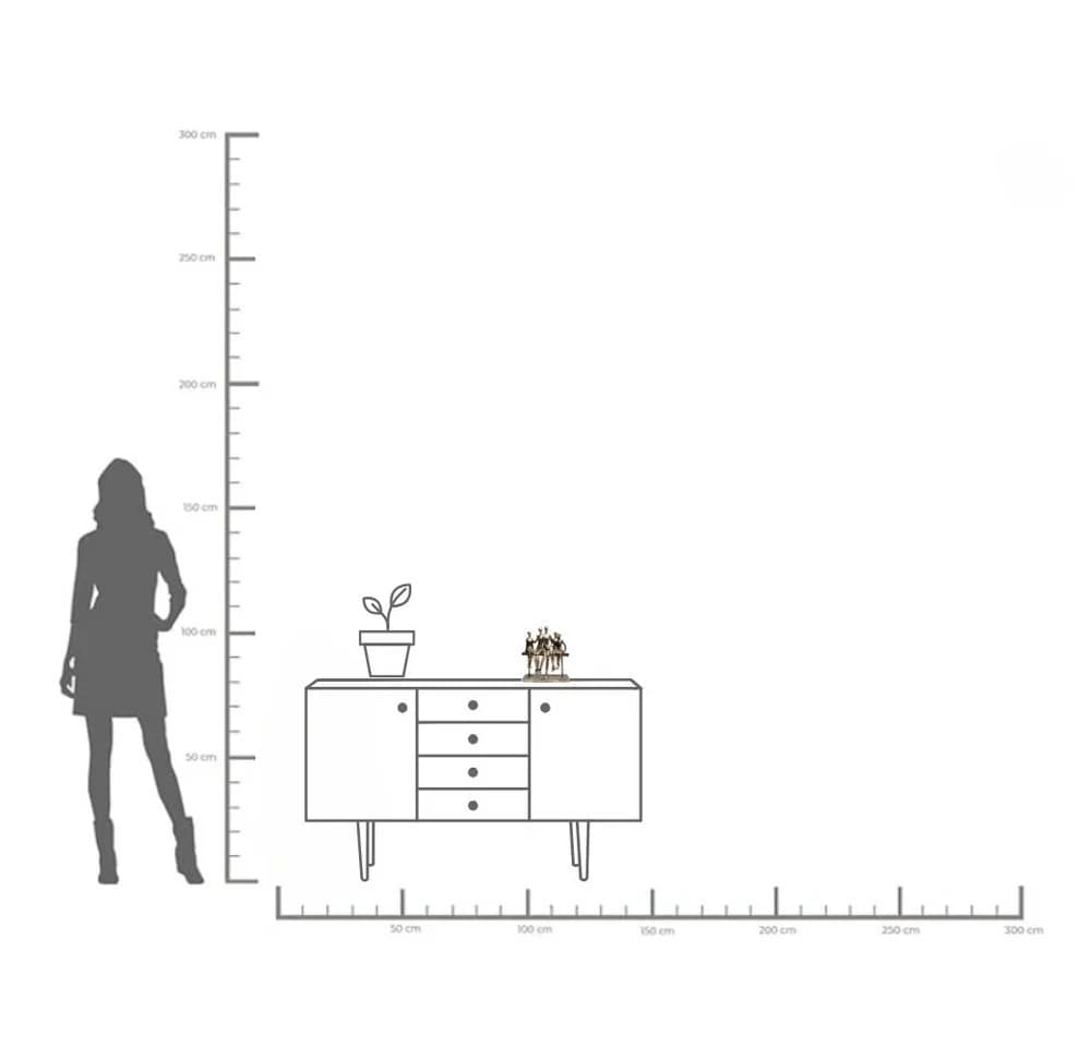 Kare Design Dekofigur Sitting Break 24cm Goldfarben - Bild 5